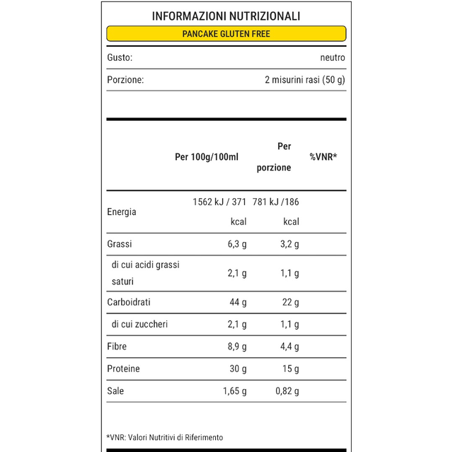 PANCAKE SENZA GLUTINE 800 g