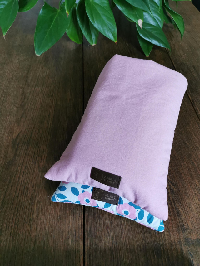 🌸 Pochette à livre - La vie en rose