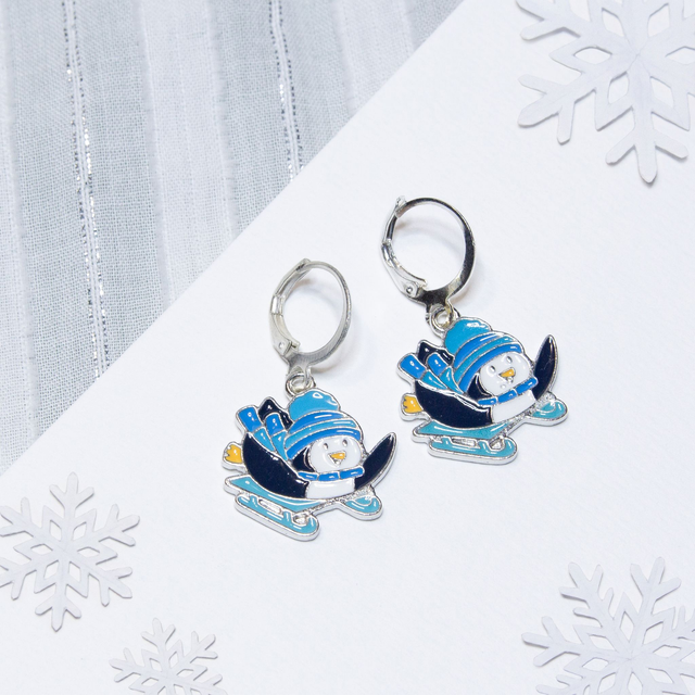 Pingvinček na saneh