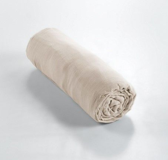 Drap housse Gaze de Coton 160 x 200 cm GAÏA Pampa - L'EFFET PAPILLON