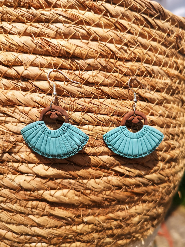 Collection Macramé Bohème - Boucles d&#039;oreilles Clothilde 