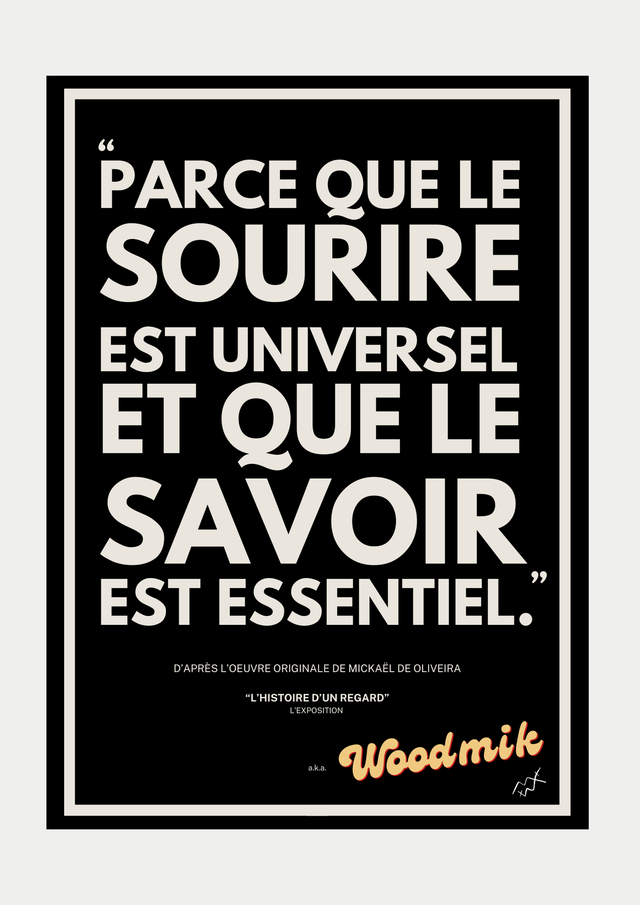 Affiche citation de la photo « l’école »