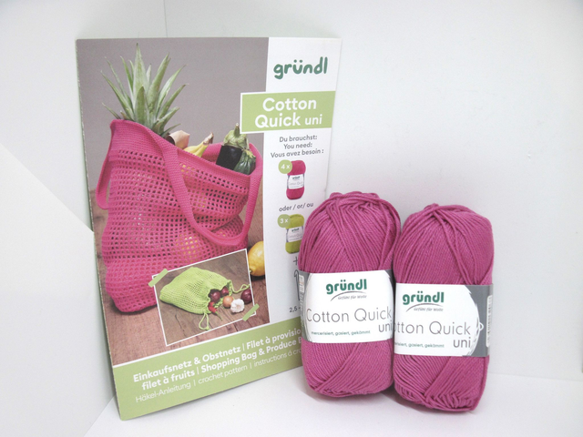 Kit filet à provisions 100% coton 