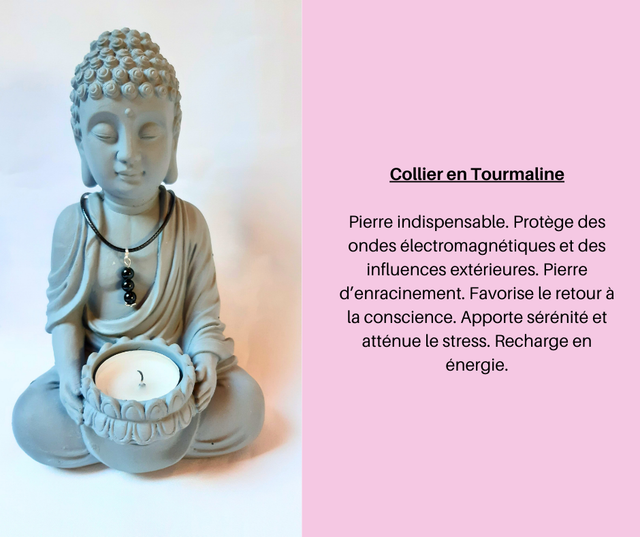 20- Collier en Tourmaline