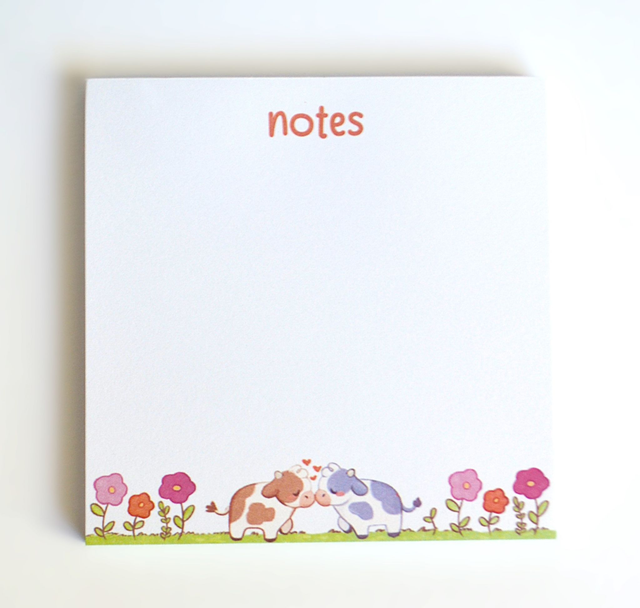 Cow Love Notepad