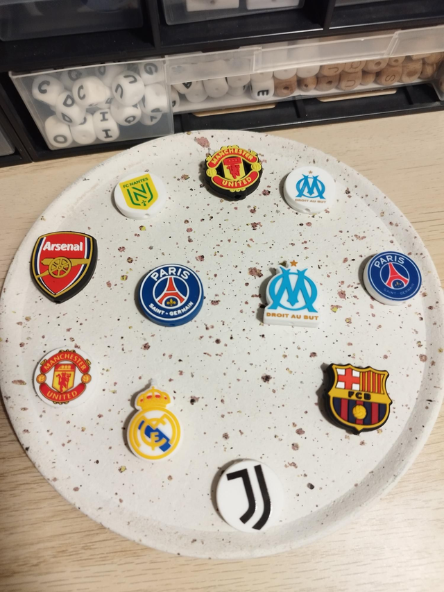 Perle en silicone Clubs de Football