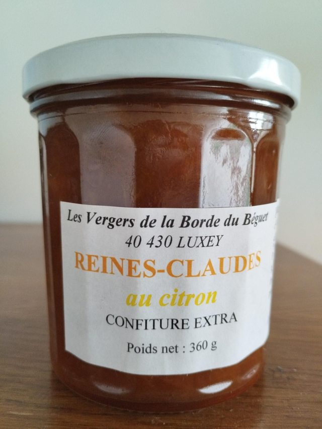 Reines-Claudes au citron (confiture)