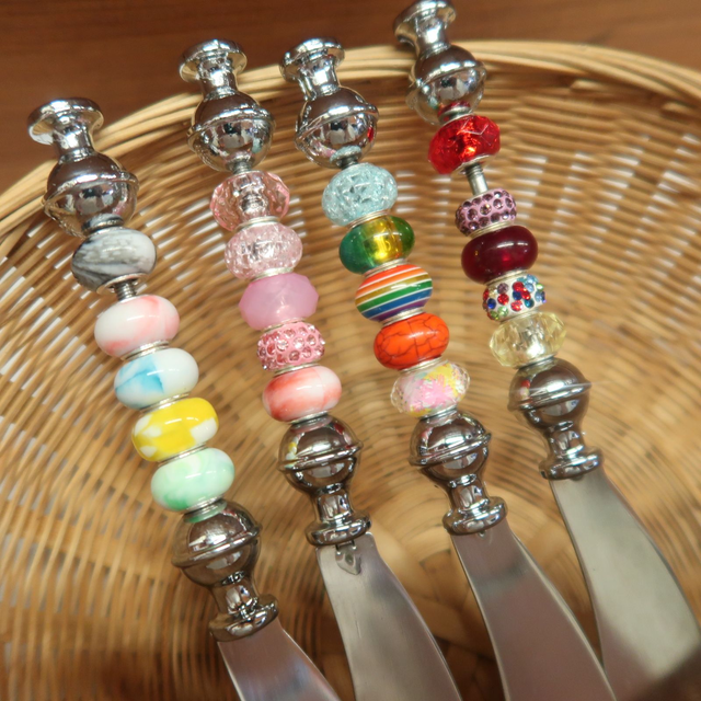 Beaded Butter Knife