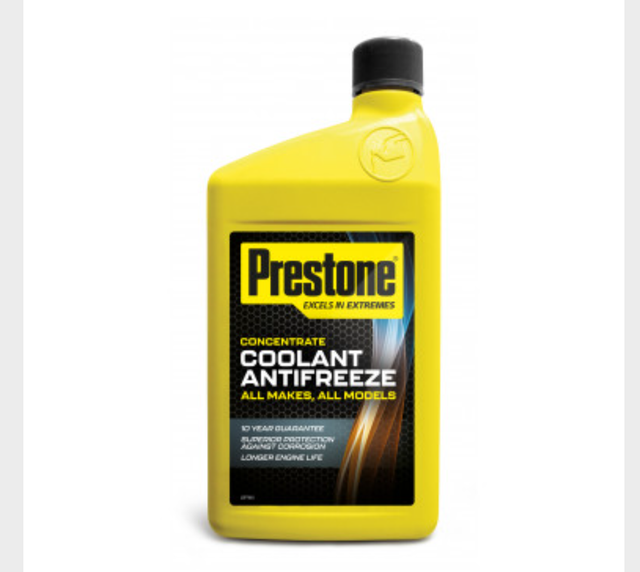Prestone coolant concentrate antifreeze 1L