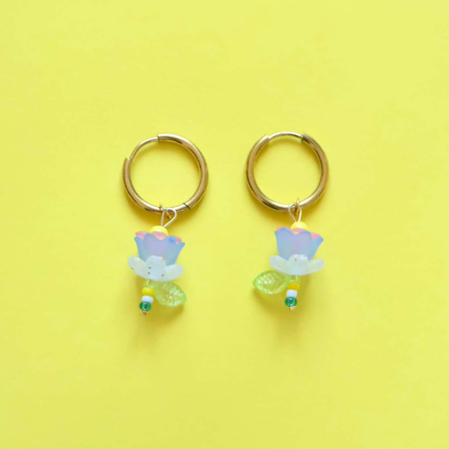 Boucles d'oreilles Mono Tulipe