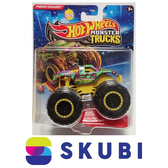 Podium Crasher 2025 Hot Wheels Monster Trucks Freestyle Wreckers 4/12