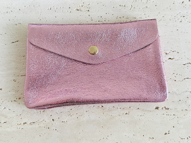 Portemonnee roze glitter 