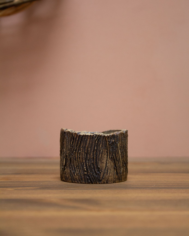 Mini Tree Stump Pot