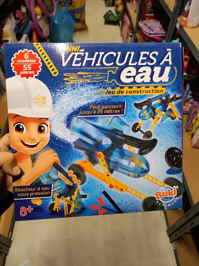 JEU DE CONSTRUCTION MINI VÉHICULES A EAU