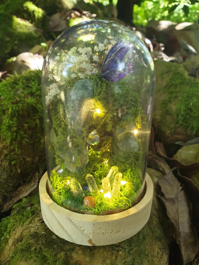 Cloche lumineuse porte enchantée