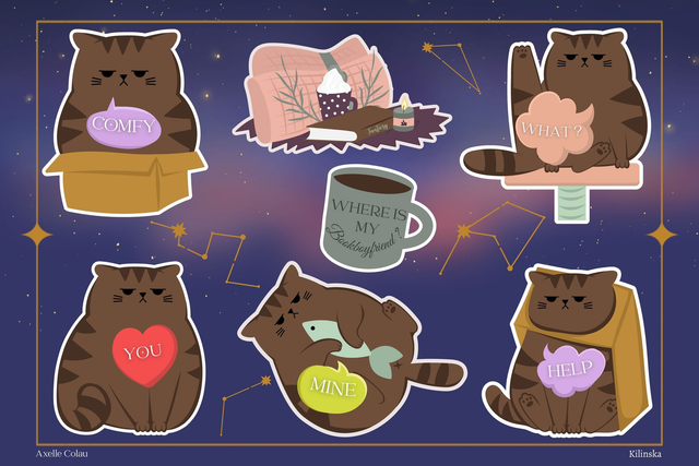 Planche de stickers - Gardienne de l'Orage