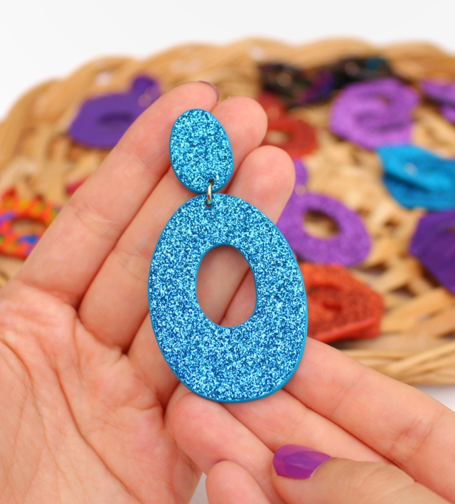 Iris • bleu pailleté