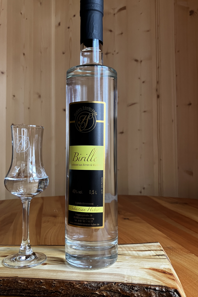 "Birille" Obstbrand 40% vol. (Birne - Marille) 