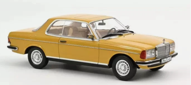 Mercedes Benz 280 CE 1980 Sahara yellow Norev 1:18