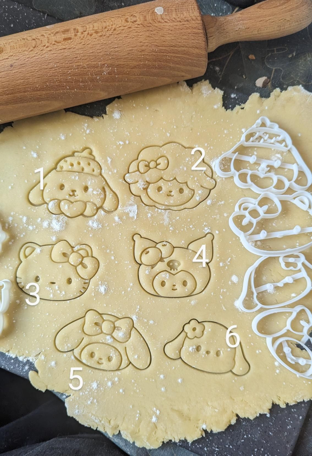 Sanrio cookie cutters 