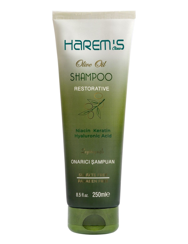 HAREM'S Regeneracyjny Szampon z Oliwą z Oliwek NIACIN KERATIN 250ml NOWOŚĆ!