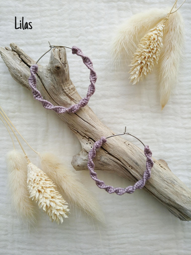 Boucles d'oreilles "LIV" II - Argenté ou Doré