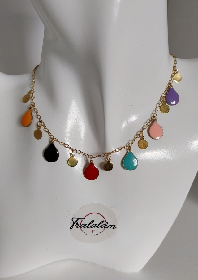✨Collier &quot;farandole de couleurs✨