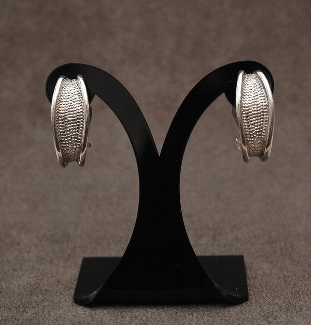 Paire de boucles d'oreilles  antique Vintage Agatha  (collector)