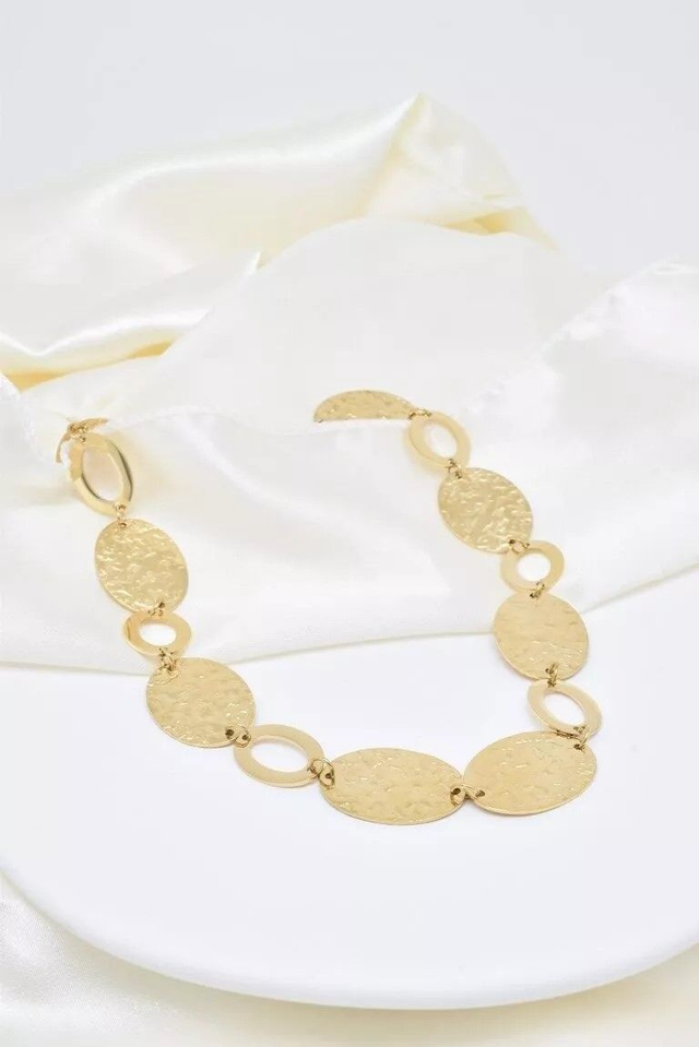 Collier ras du cou en acier inoxydable