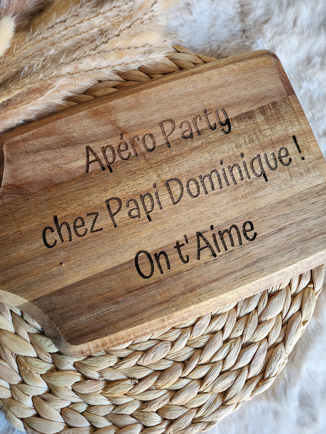 Planche en Bois  personnalisée