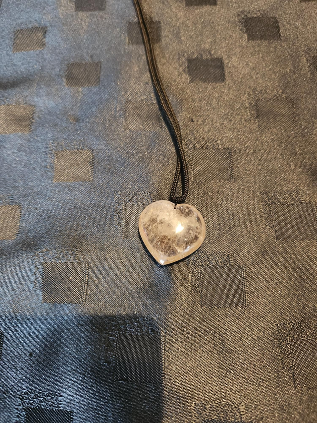 Smokey quartz pendant on thong