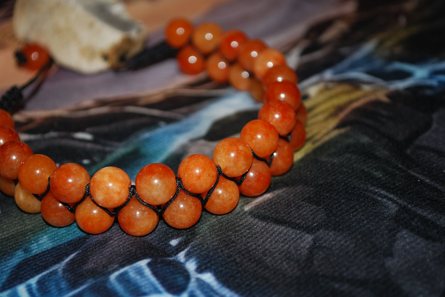 Bracelet en cornaline taille femme