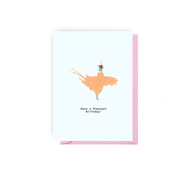 Pheasant Birthday - A6 Birthday Card