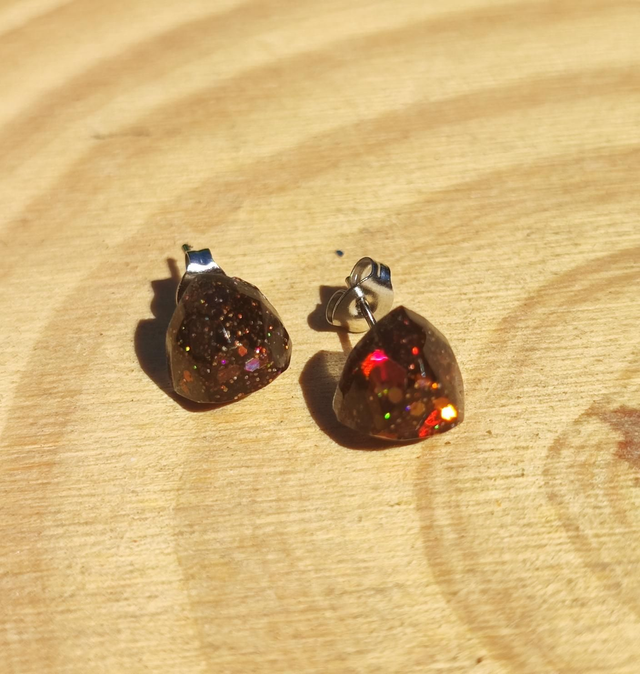 Clous d'oreilles - Cristal 