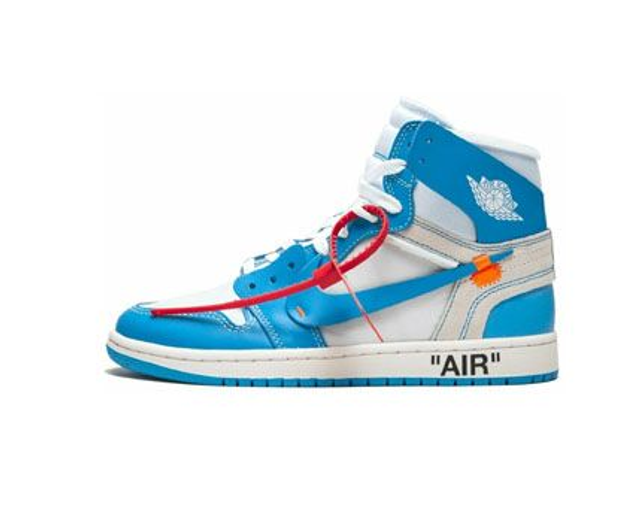 Nike Air Jordan 1 x Off-White, blue-white