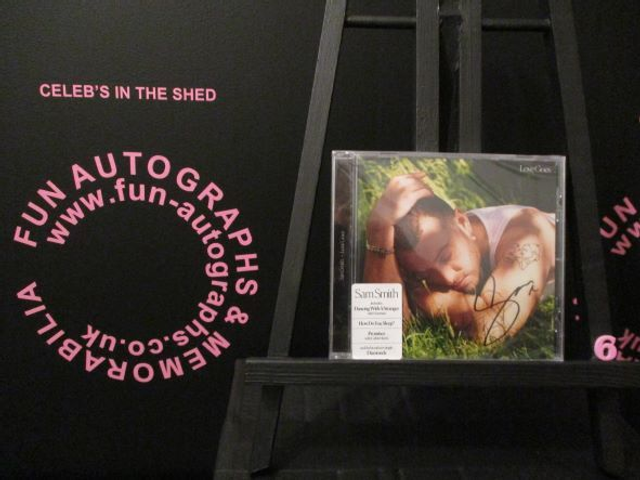 Sam Smith - 'Love Goes' Authentic Autographed Album Cover (6)