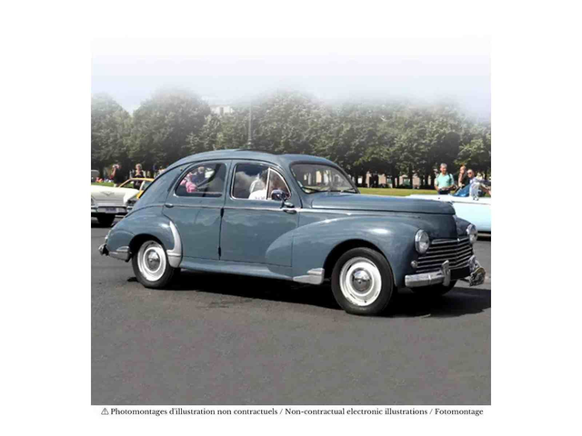 Peugeot 203 1955 Gris-Bleu Norev 472375 H0