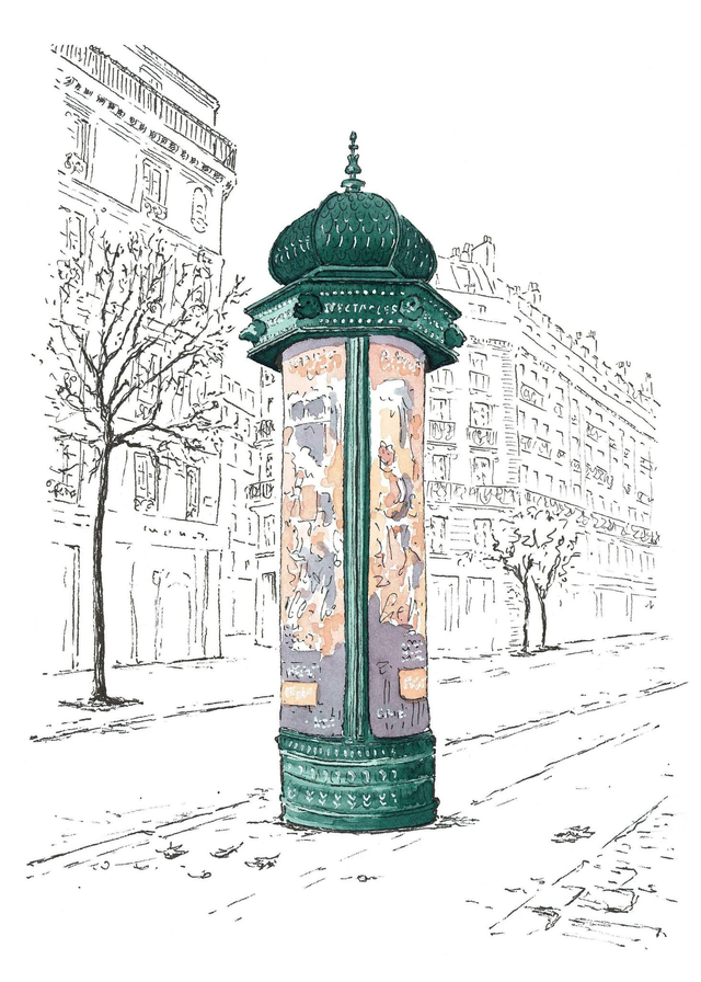 Tirage - Colonne Morris