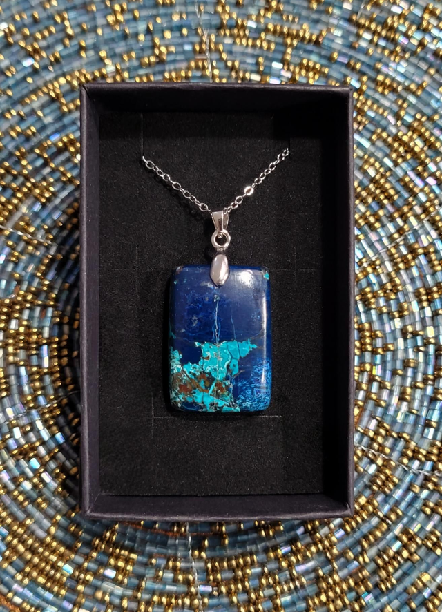 Pendentif Azurite 