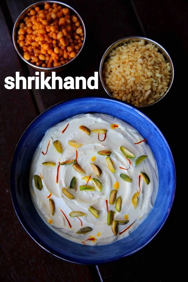 Shrikhand (250 CC) – Creamy Sweetened Yogurt Dessert