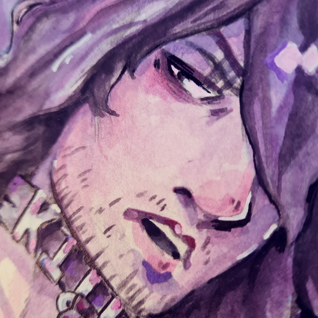 Good Kitten Aizawa - Mixed Media Aquarelle