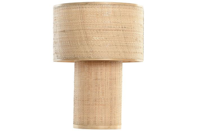 LAMPARA BAMBU SOBREMESA 28X38
