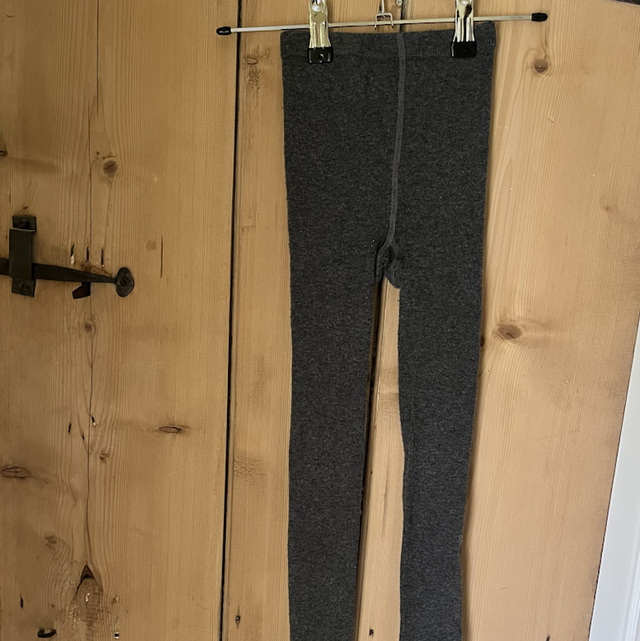 Grey school tights 11-12 years