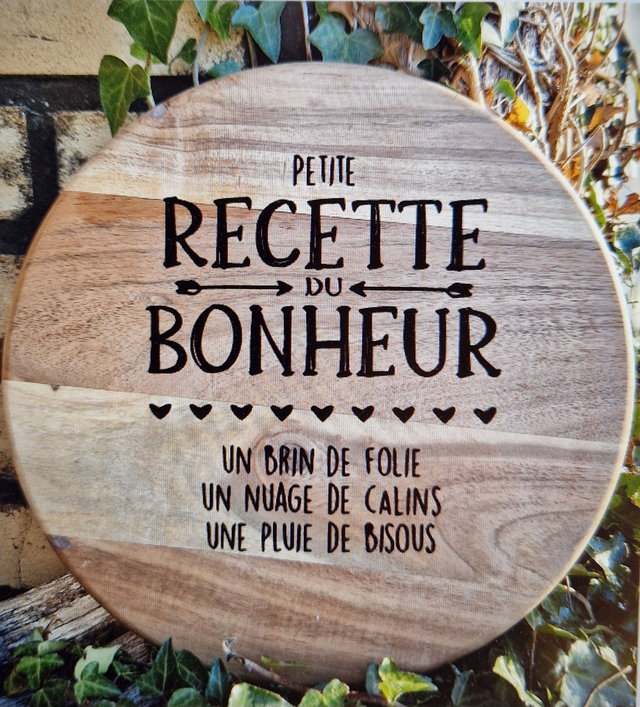 Plateau rond sur pied Diam 28 cm