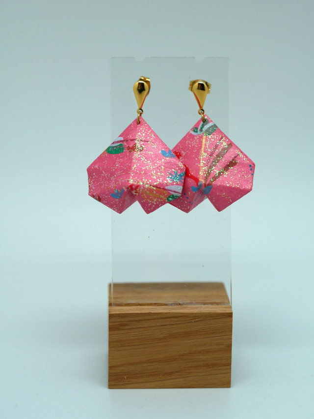 Chavire rose pailleté