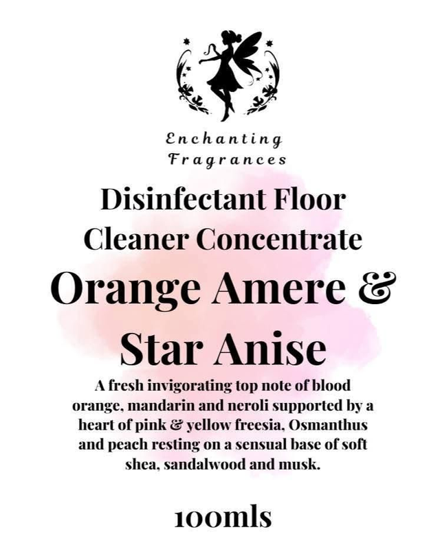 Disinfectant Floor Cleaner Concentrate - Orange Amere & Star Anise
