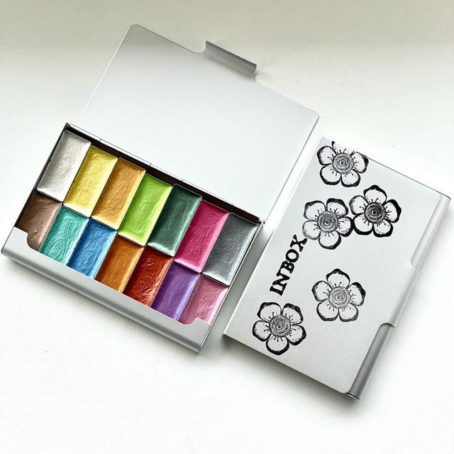 Aquarell Glanzfarbkasten 14er Collection l