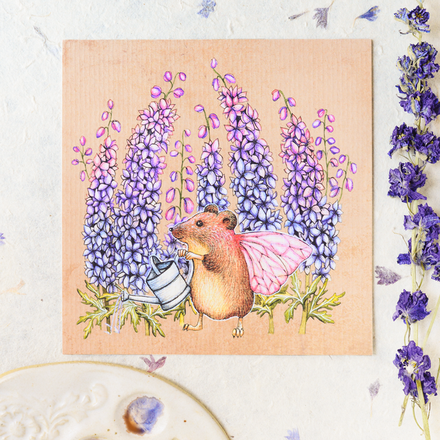 &quot;Little Gardener&quot; postcard