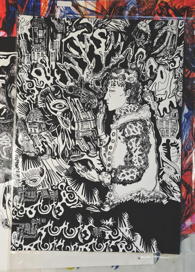 Reproduction illustration grand format - Fantasmagorie