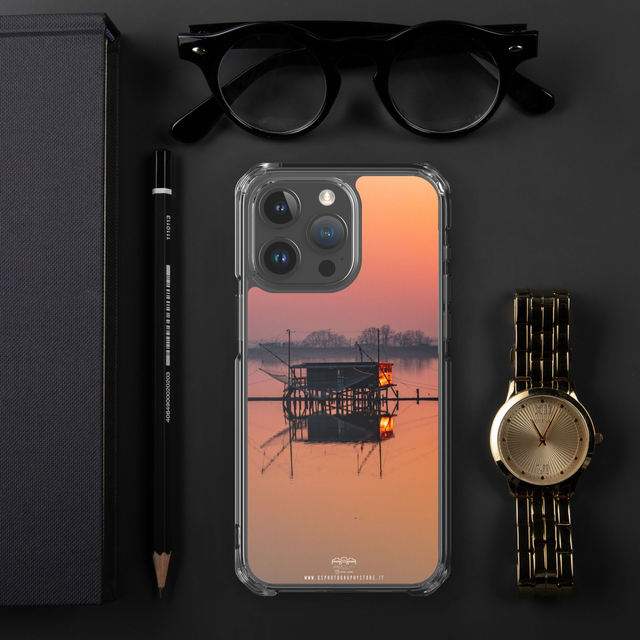 Cover iPhone in silicone sunset sea